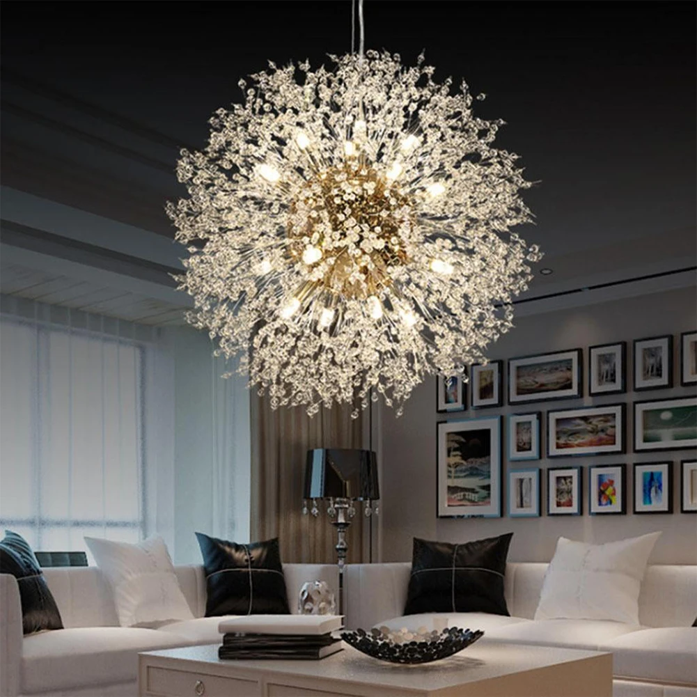 Ier 8 bulbs modern firefly pendant light modern dimmable dandelion chandelier home hang thumb200