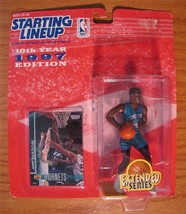 Charlotte Hornets Anthony Mason Nba Starting Lineup Plastic Action Figure New - $14.85