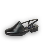 PEERAGE Remi Women Wide Width Closed Toe Low Heeled Leather Slingback Sa... - $49.95