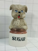 Critter Bells: Puppy sitting on a sugar jar Collector Bell  JASCO  #375 - $6.95