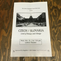 Vintage Czech Slovakia travel film series brochure KRUZ radio movie phot... - $27.08 CAD