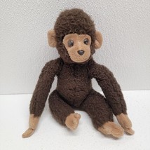 Vintage 1980 Gund Plush Monkey Brown Tan 10&quot; Ape Gorilla - Read - £19.50 GBP