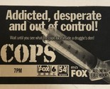 Cops Vintage Tv Guide Print Ad Fox TPA24 - $5.93
