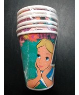 New Alice In Wonderland 6 Pc Party Cups Rare Find Item New - $5.53