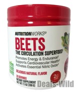 Beets Circulation Superfood Powder Mix for Smoothie NutritionWorks Nitri... - $42.66 CAD