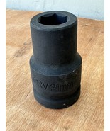 1” Dr 21mm Air Impact Socket 6 Point Cr-V Black 3-1/4” Length - $17.75