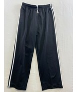 N.W.D Women&#39;s Polyester Track Pants Size Medium Black Drawstring Elastic... - $7.92