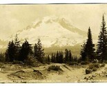 Mt Hood Loop from Government Camp Real Photo Postcard 1928 Oregon  - $11.88