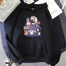 Studio Ghibli  Miyazaki Hoodies  Graphic Funny  Pullover Female Clothes Manga Sw - £71.01 GBP