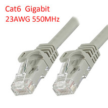 25Ft Cat6 UTP RJ45 8P8C 23AWG 550Mhz Gigabit LAN Ethernet Network Patch ... - $18.99