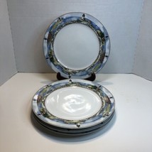American Atelier Signals 4 Dinner Plates Nautical Lighthouse 10.5&quot; - $49.49