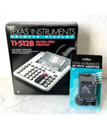 Texas Instruments Desktop Calculator Paper-Free TI-5128 + AC Adapter Wor... - £45.41 GBP