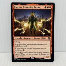 Electro, Assaulting Battery R Marvel's Spider-Man 76 - LP MTG - $7.98