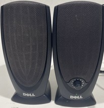 Dell A215 Stereo Multimedia Phone MP3 PC Computer Speakers Tested Working - $15.34