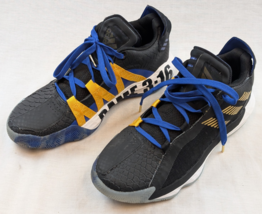 Adidas Dame 6 Stone Cold Austin 3:16 Mens sneakers Black &amp; Blue Size 8.5... - $39.59