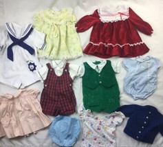 Vtg Lot Misc Boy Girl Clothes DRESS Used Various Sizes With Flaws - £31.72 GBP