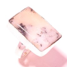 Dendritic Opal Gemstone Handmade Valentine&#39;s Day Gift Ring Jewelry 6.25&quot; SA 2648 - £4.14 GBP