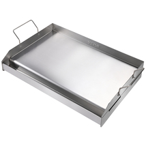VEVOR Stove Top Griddle, 23.5"x16" Stainless Steel, Double Burner Pan, S... - $69.99