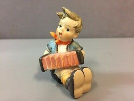 Vintage Hummel Goebel Figurine &quot;Boy With Accordion&quot; TMK-4 - £15.81 GBP