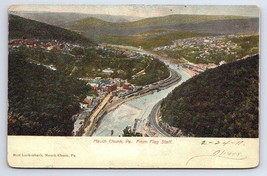 Postcard c.1911 Mauch Chunk Jim Thorpe Pennsylvania from Flag Staff PA - £4.27 GBP