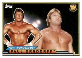 2018 Topps Heritage WWE Big Legends #BL-37 Mr. Wonderful Paul Orndorff - £1.56 GBP