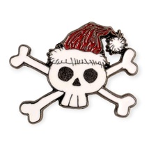 Nightmare Before Christmas Disney Pin: Santa Hat Skull and Crossbones - £10.27 GBP
