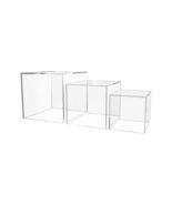 Marketing Holders 12 Inch Clear Acrylic Display Box Versatile Square Ple... - £56.68 GBP