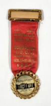 1925 Canon City Colorado Antique Odd Fellows Ribbon Made by Sommer Badge... - $44.55