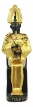 Egyptian God Of Afterlife Underworld Osiris On Throne Dollhouse Miniatur... - $229.11 MXN