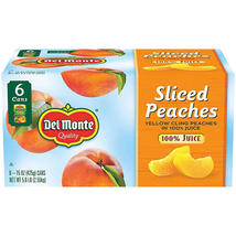 Del Monte Sliced Peaches in 100% Juice, 15 oz., 6 pk. - $13.54