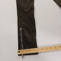 Rag & Bone Women’s Olive Velvet Zipper Leg Corduroy Pants Size 25 Made In USA image 8