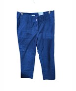 Liz Claiborne Stretch Indigo Blue Pants Women&#39;s Size 8 NWT Pockets Boot Cut - $54.88 CAD