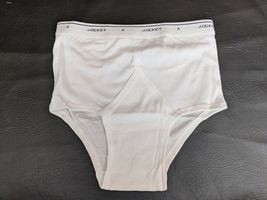 Homme Jockey Y Avant Classic Brief Coton Blanc 32 Nwot - $13.50