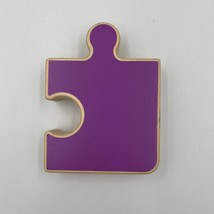 Lovevery Wooden Puzzle Replacement Piece Green/Purple - £6.94 GBP