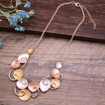 Trcolor  wave necklace - $13.86