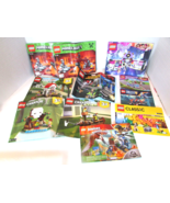 Lot of Mixed Lego Instruction Booklets Creator Minecraft Friends Classic... - $128.80 MXN