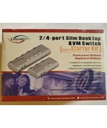 NEW Linkskey LKV-S02SK Slim Desktop KVM Switch VGA *2-PORT* PC (LEGACY D... - £24.52 GBP