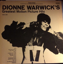 Dionne Warwick&#39;s Greatest Motion Picture Hits [Vinyl] - £13.66 GBP