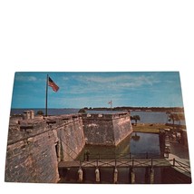 Postcard Castillo De San Marcos National Monument St Augustine FL Chrome - $6.92