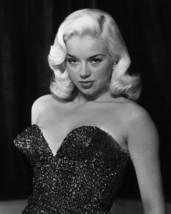 Diana Dors Stunning Sultry Vintage Glamour Pin Up Off Shoulder Gown 16x20 Canvas - £55.94 GBP