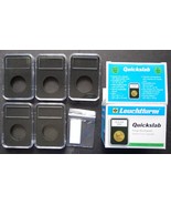 (5) Lighthouse Quickslab 31mm Coin Display Slab Holder With Foam Insert - $15.49