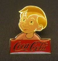 Coca-Cola Lapel Tie Pin Vintage Peter Pan Michael - £6.32 GBP