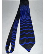 Enrico Guccini Men&#39;s Tie Blue &amp; Black Xlong - £11.61 GBP