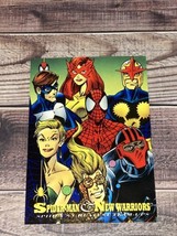 #95 New Warriors 1994 Fleer Marvel Amazing Spider-Man Spidey&#39;s Greatest TEAM-UPS - £1.18 GBP