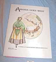 1985 Amanda Goes West Paper Doll Book-Volume I-Betsy J. Mills-Lot 22 - £11.19 GBP