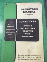 Vintage John Deere Operators Manual Model Ja And Jba Tractor Disk Harrows - £19.54 GBP