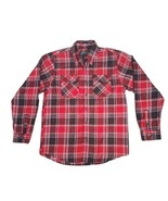 Dixxon Snap-On Tools Limited Edition Flannel Shirt Men&#39;s Medium Red Blac... - £53.71 GBP