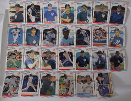1988 Fleer New York Yankees Team Set Of 27 Baseball Cards - £3.92 GBP