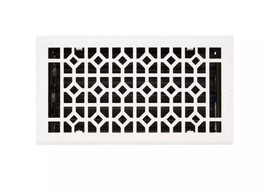 New White 6&quot; x 12&quot; Appert Steel Wall Register by Signature Hardware - $29.95