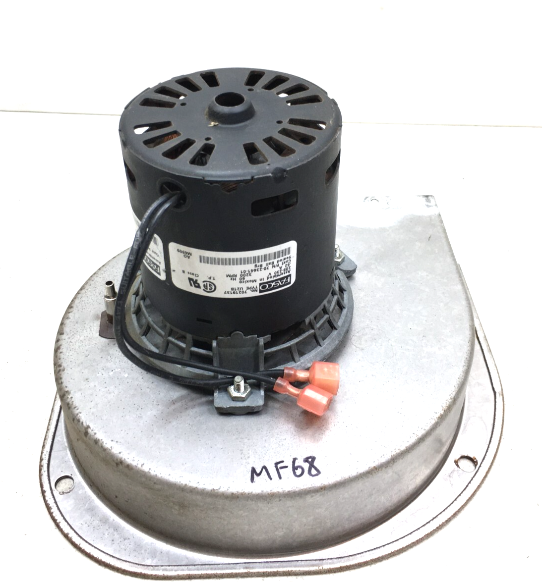 FASCO 70219137 Draft Inducer Blower Motor 70-23641-01 208-230 V used #MF68 - $75.00